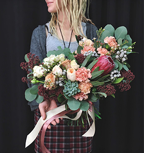 Авторский букет «Капучино»